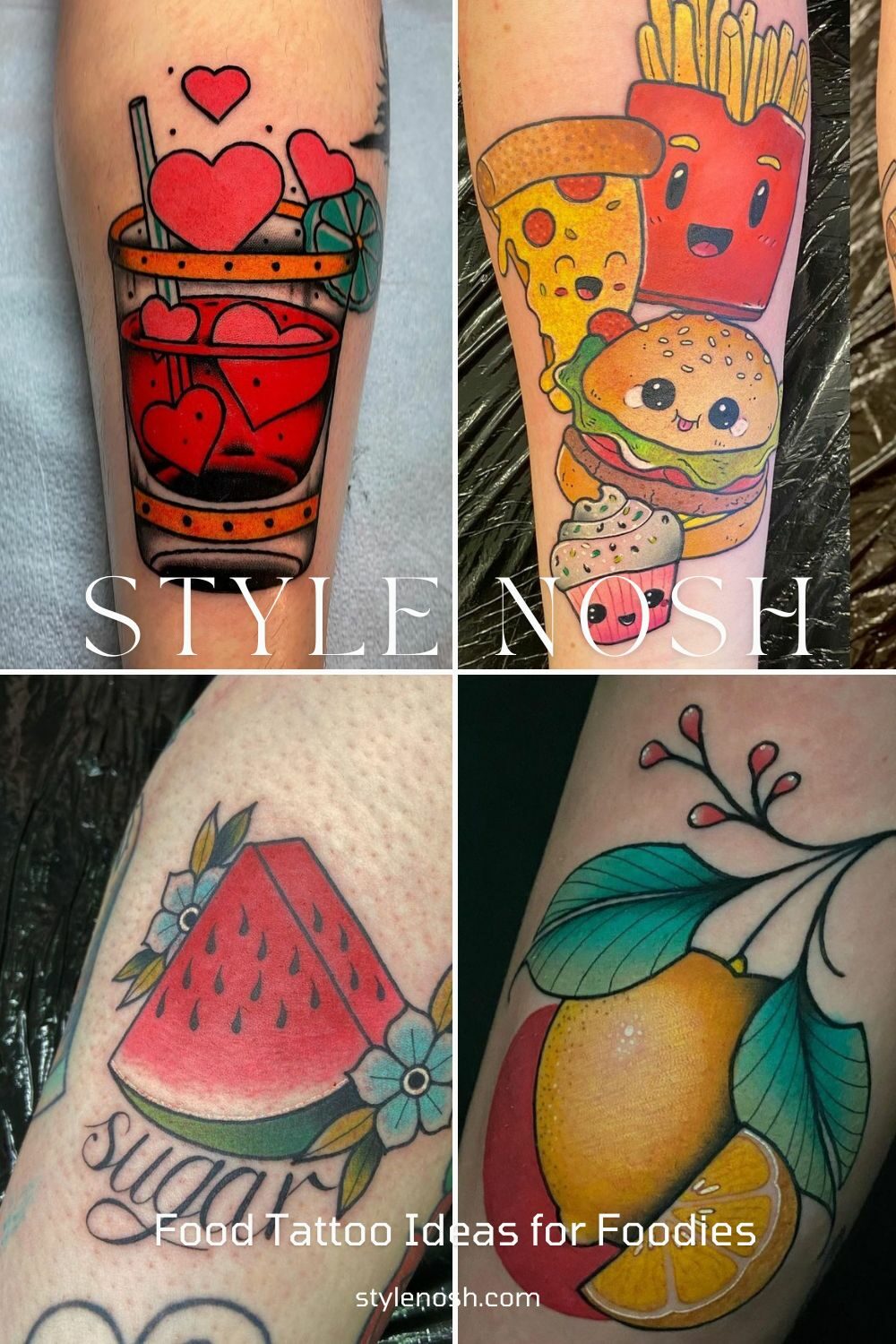 Best idea for food tattoos that is both simple and sophisticated