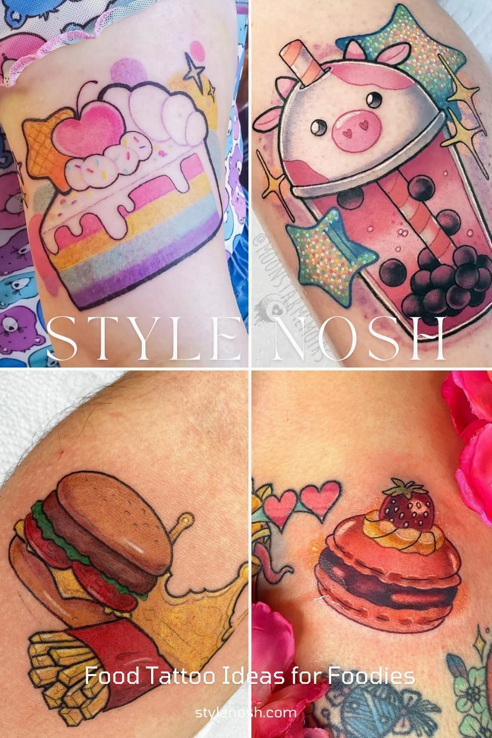 Choose an imaginative food tattoo to decorate your forearm or finger if youre a tattoo enthusiast