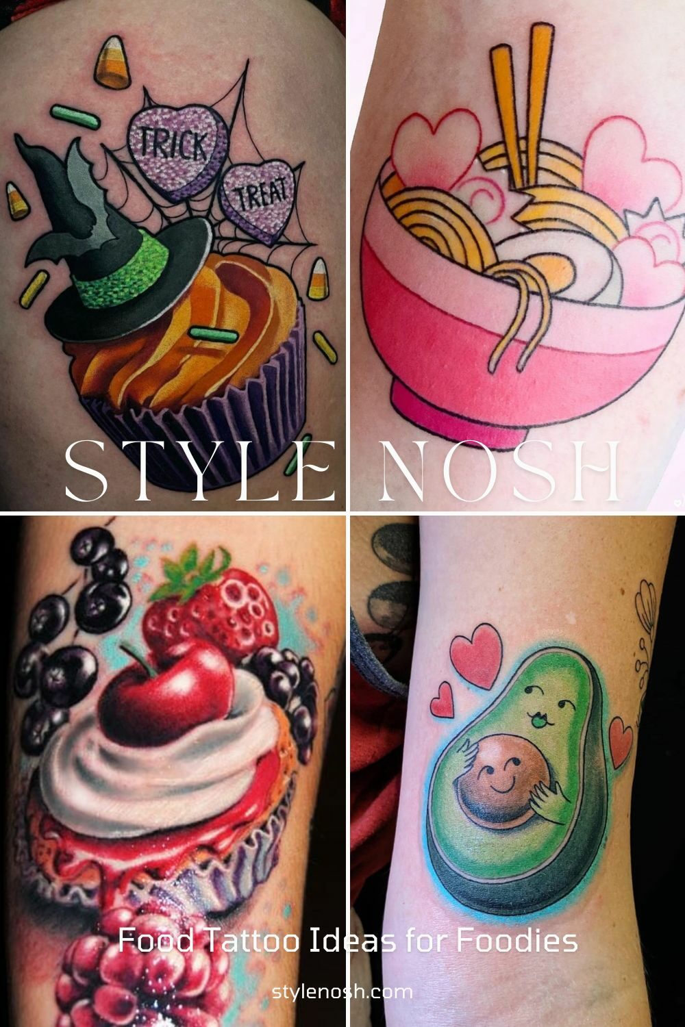 Dot your body with these amazing stylish food tattoos
