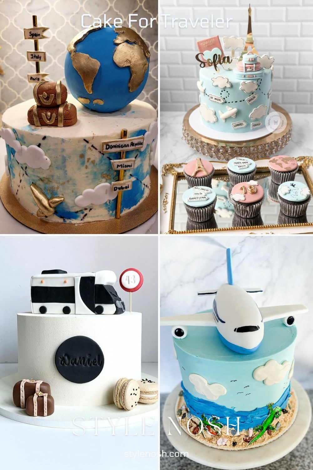 Have fun with these travel cake ideas that were created specifically for travelers they will assist you in feeling less homesick while you are away from home.