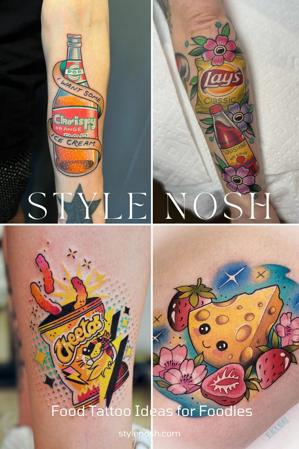 If you are a foodie you may want to get a tattoo on your arm that features an artistic rendition of your favorite dish