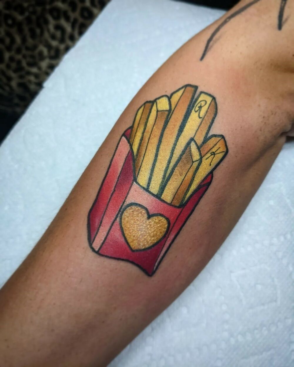 If you want a tattoo with a little more whimsy a French fry design is a fantastic option