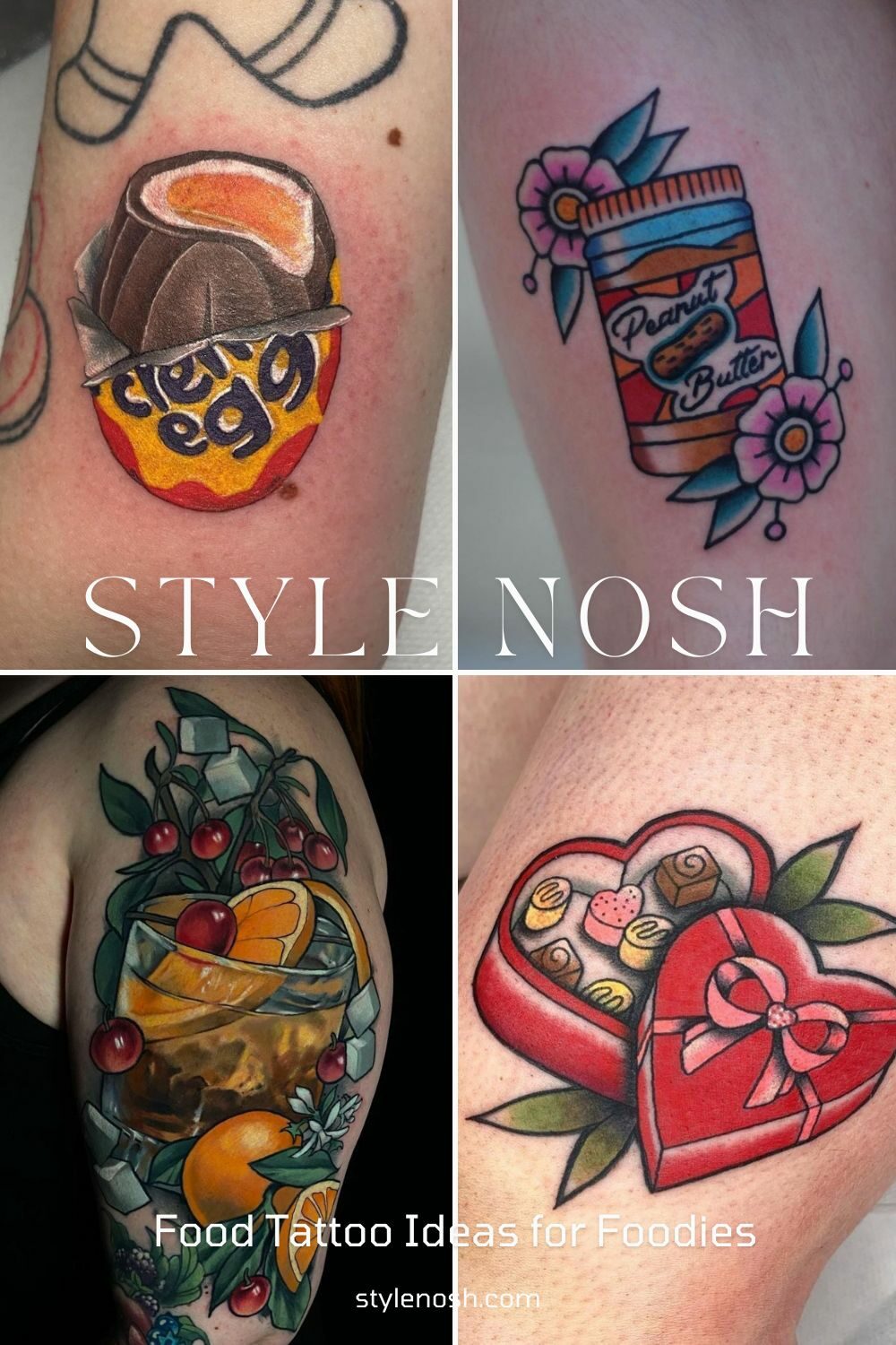 If youre a foodie you might find some inspiration in these tattoo designs