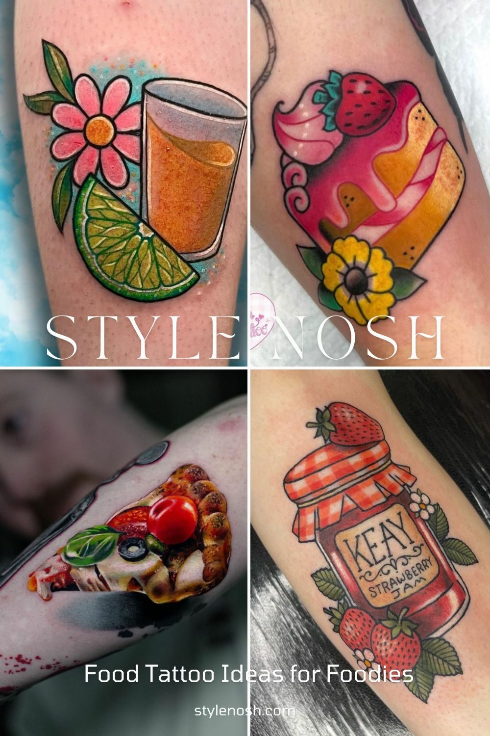 One of the most unique and interesting food tattoos a foodie could ever have