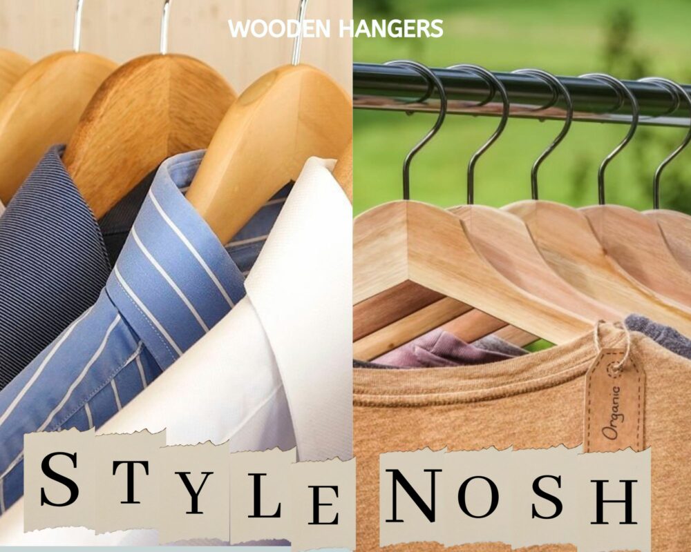 Simple wooden hangers can be used for a wide variety of purposes.
