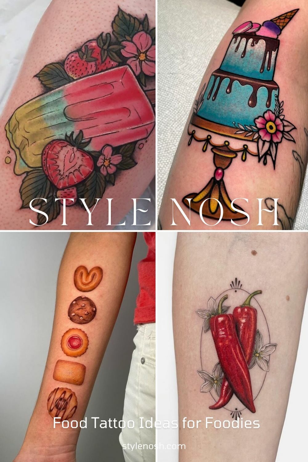 Stunning food tattoos idea Irrespective of what other people say its wonderful to be able to express yourself via something you love