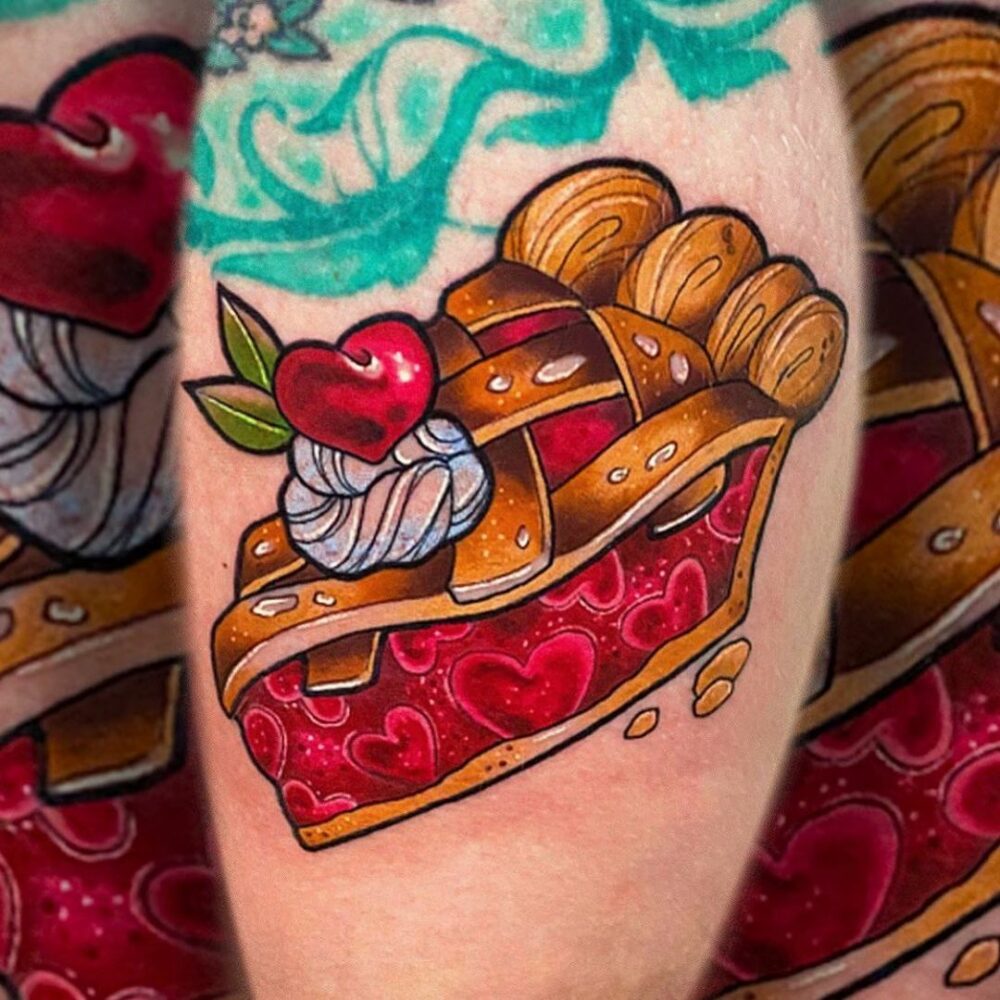 Tattoos depicting delicious treats a perennial favorite among tattoo enthusiasts