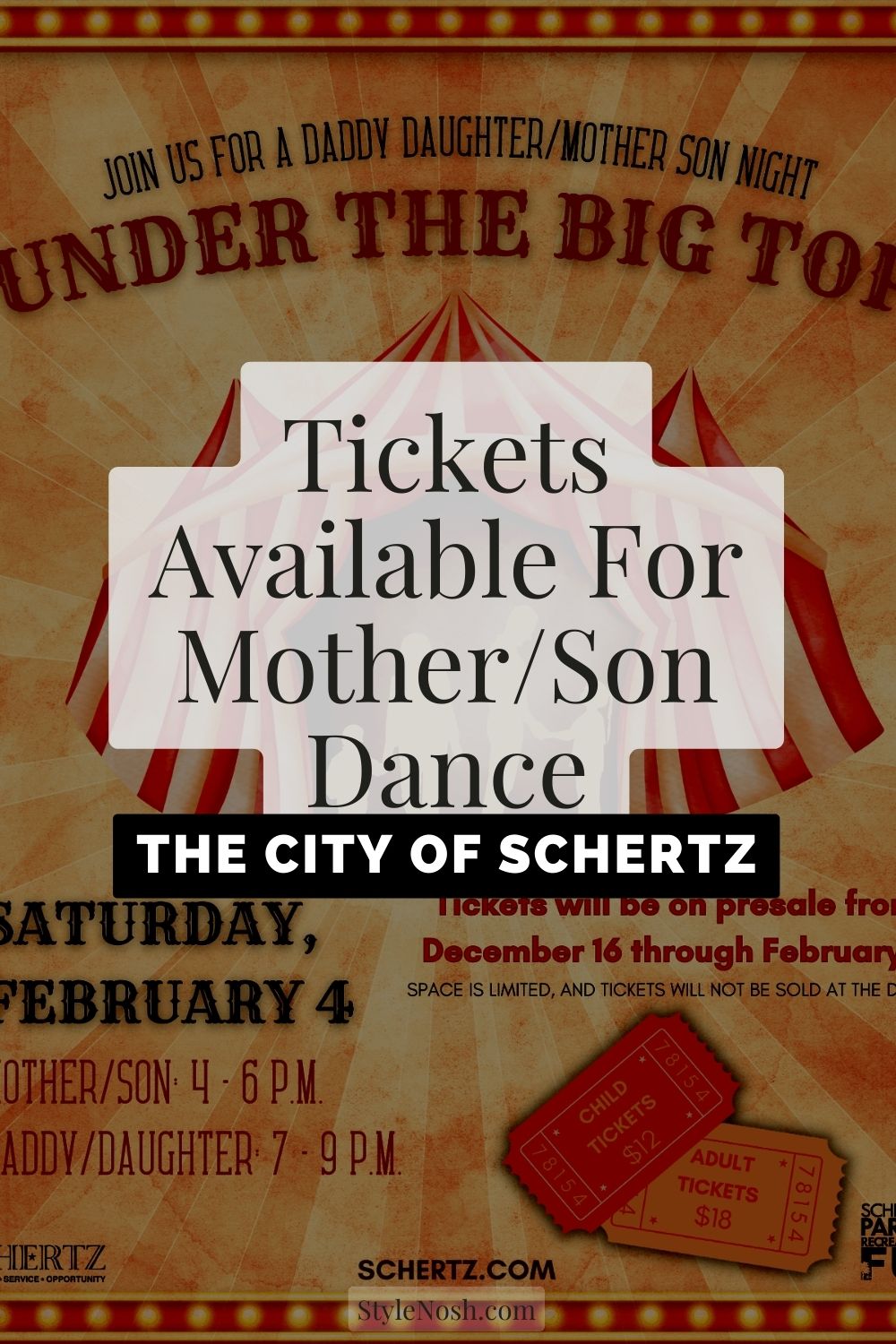 Grab the Tickets Available For MotherSon Dance At The City of Schertz