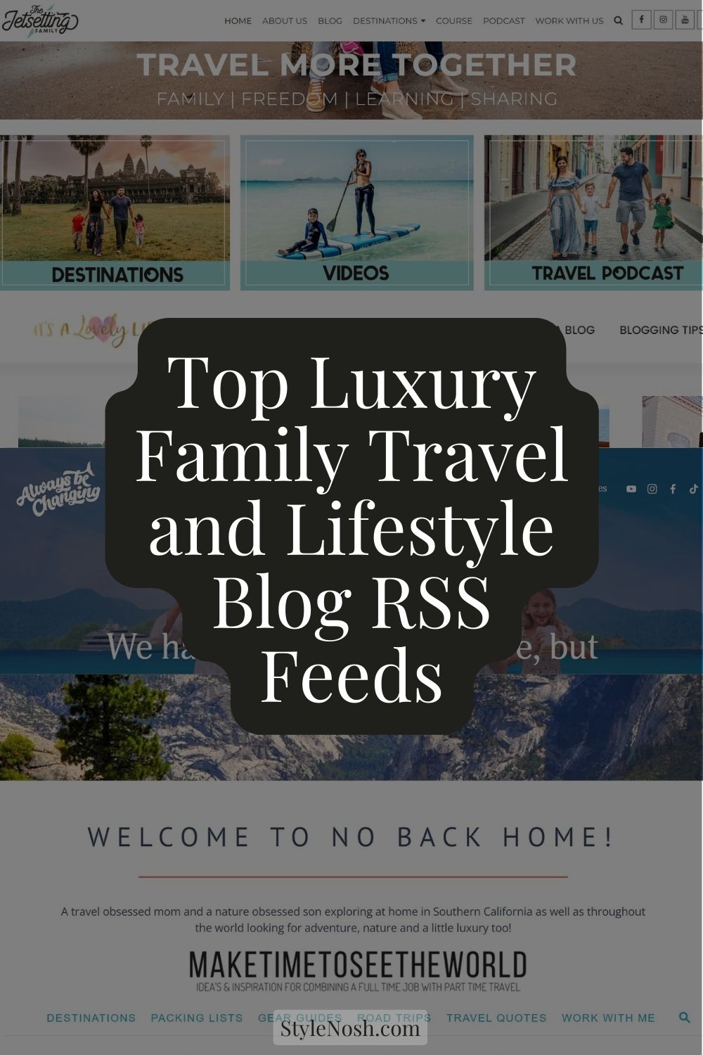Top Luxury Family Travel and Lifestyle Blog RSS Feeds